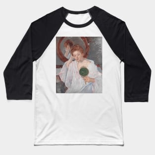 Denise at Her Dressing Table by Mary Cassatt Baseball T-Shirt